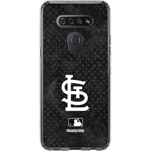 MLB St Louis Cardinals Dark Wash LG K51/Q51 Clear Case