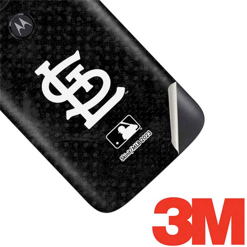 MLB St Louis Cardinals Dark Wash Moto E5 Play Skin