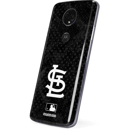 MLB St Louis Cardinals Dark Wash Moto E5 Plus Skin