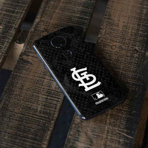 MLB St Louis Cardinals Dark Wash Moto E5 Plus Skin