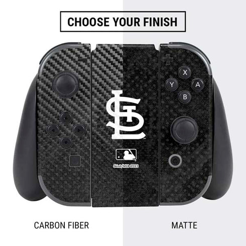 MLB St Louis Cardinals Dark Wash Nintendo Switch Bundle Skin
