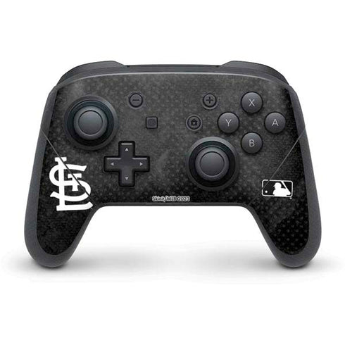 MLB St Louis Cardinals Dark Wash Nintendo Switch Pro Controller Skin