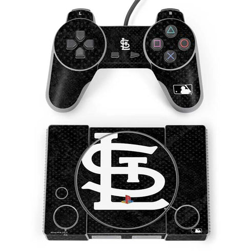 MLB St Louis Cardinals Dark Wash PlayStation Classic Bundle Skin