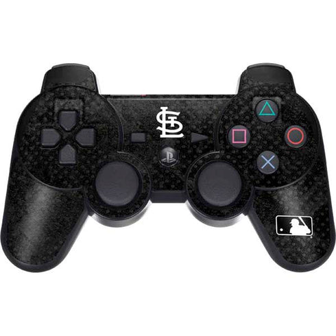 MLB St Louis Cardinals Dark Wash PS3 Dual Shock wireless controller Skin