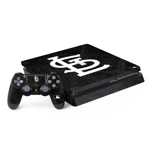 MLB St Louis Cardinals Dark Wash PS4 Slim Bundle Skin