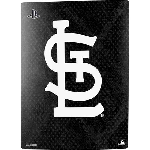 MLB St Louis Cardinals Dark Wash PS5 Console Skin