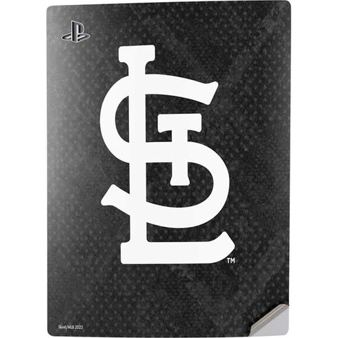 MLB St Louis Cardinals Dark Wash PS5 Digital Edition Console Skin