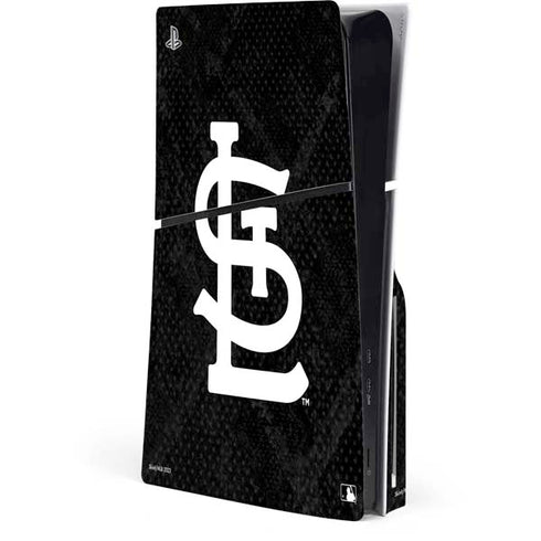 MLB St Louis Cardinals Dark Wash PS5 Slim Disk Console Skin