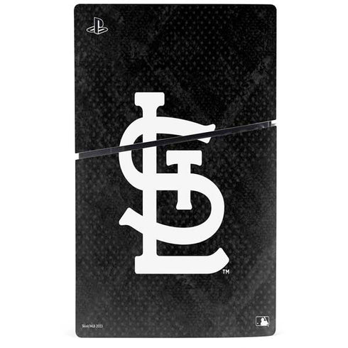 MLB St Louis Cardinals Dark Wash PS5 Slim Disk Console Skin