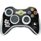 MLB St Louis Cardinals Dark Wash Xbox 360 Wireless Controller Skin