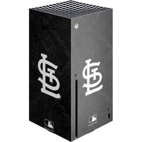 MLB St Louis Cardinals Dark Wash Xbox Series X Console Skin