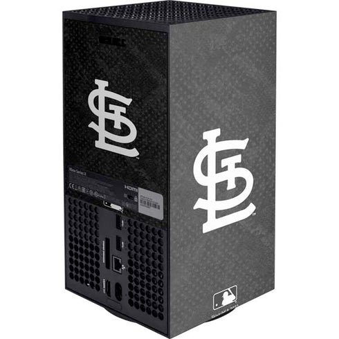 MLB St Louis Cardinals Dark Wash Xbox Series X Console Skin
