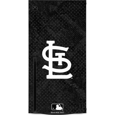 MLB St Louis Cardinals Dark Wash Xbox Series X Console Skin