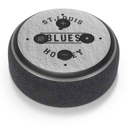 NHL St. Louis Blues Black Text Amazon Echo Dot Skin