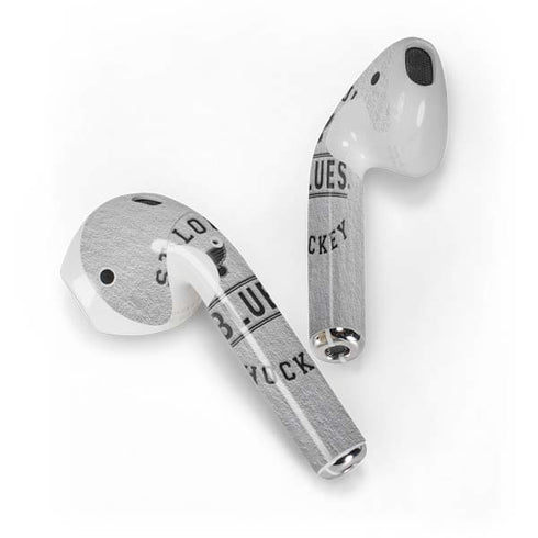 NHL St. Louis Blues Black Text Apple AirPods Skin