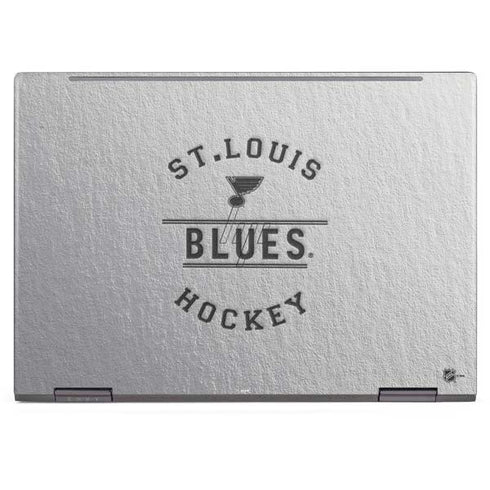 NHL St. Louis Blues Black Text HP Envy Skin