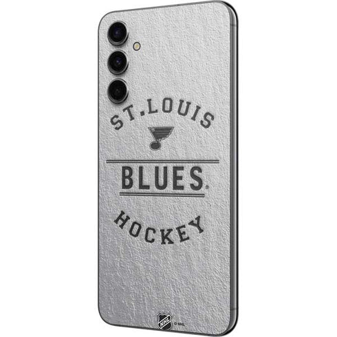 NHL St. Louis Blues Black Text Galaxy A14 5G Skin