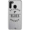 NHL St. Louis Blues Black Text Galaxy A21 Clear Case