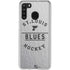 NHL St. Louis Blues Black Text Galaxy A21 Clear Case