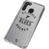 NHL St. Louis Blues Black Text Galaxy A21 Clear Case