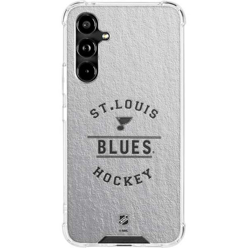 NHL St. Louis Blues Black Text Galaxy A54 5G Clear Case