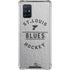 NHL St. Louis Blues Black Text Galaxy A71 5G Clear Case