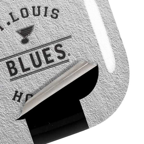 NHL St. Louis Blues Black Text Galaxy Buds Pro Skin