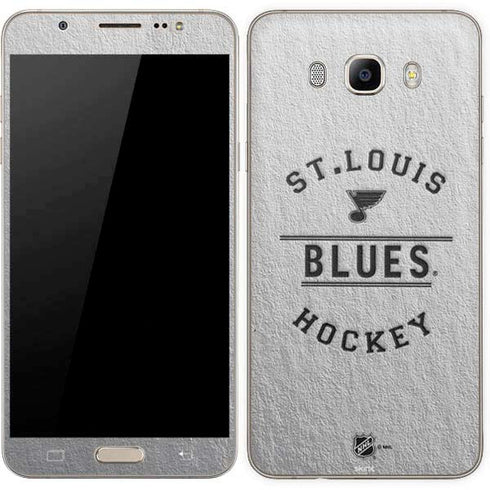 NHL St. Louis Blues Black Text Galaxy J7 Skin