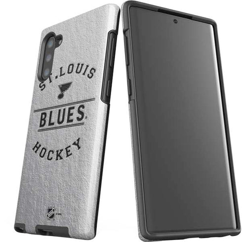 NHL St. Louis Blues Black Text Galaxy Note 10 Pro Case