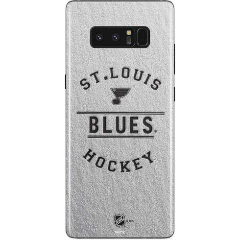 NHL St. Louis Blues Black Text Galaxy Note 8 Skin