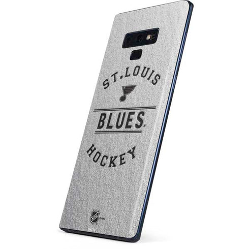 NHL St. Louis Blues Black Text Galaxy Note 9 Skin