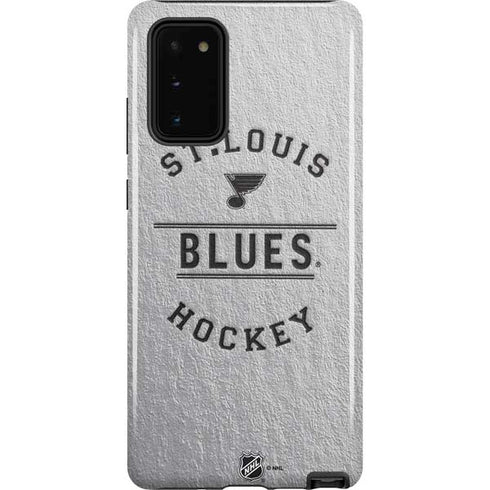 NHL St. Louis Blues Black Text Galaxy Note20 5G Pro Case
