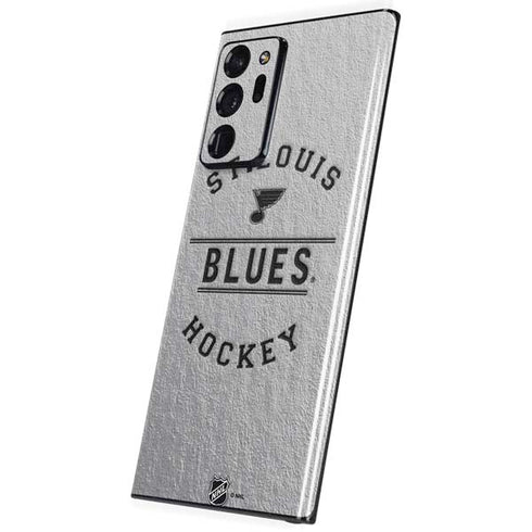 NHL St. Louis Blues Black Text Galaxy Note20 Ultra 5G Skin