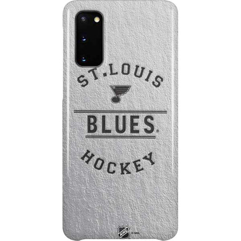 NHL St. Louis Blues Black Text Galaxy S20 Lite Case
