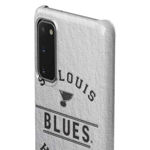 NHL St. Louis Blues Black Text Galaxy S20 Lite Case