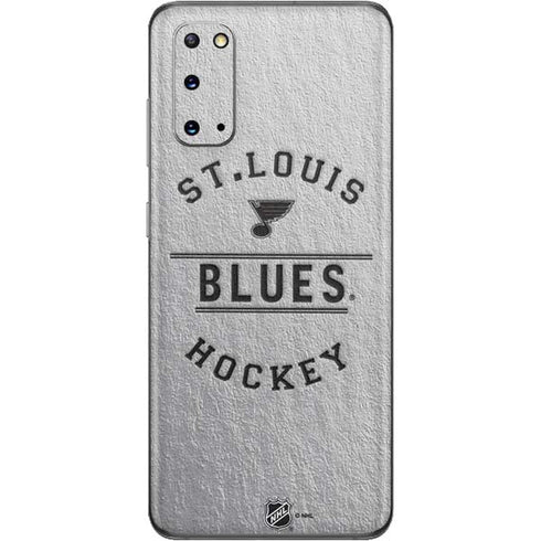 NHL St. Louis Blues Black Text Galaxy S20 Skin