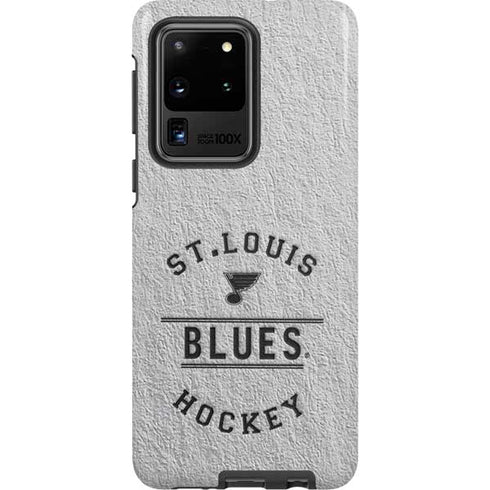 NHL St. Louis Blues Black Text Galaxy S20 Ultra 5G Pro Case