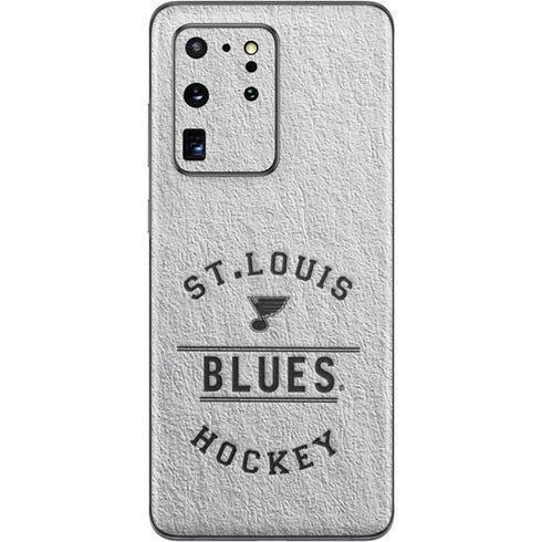 NHL St. Louis Blues Black Text Galaxy S20 Ultra 5G Skin