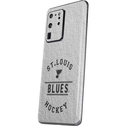 NHL St. Louis Blues Black Text Galaxy S20 Ultra 5G Skin