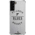 NHL St. Louis Blues Black Text Galaxy S21 FE Clear Case