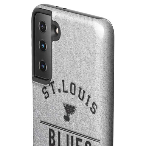 NHL St. Louis Blues Black Text Galaxy S21 Plus 5G Pro Case