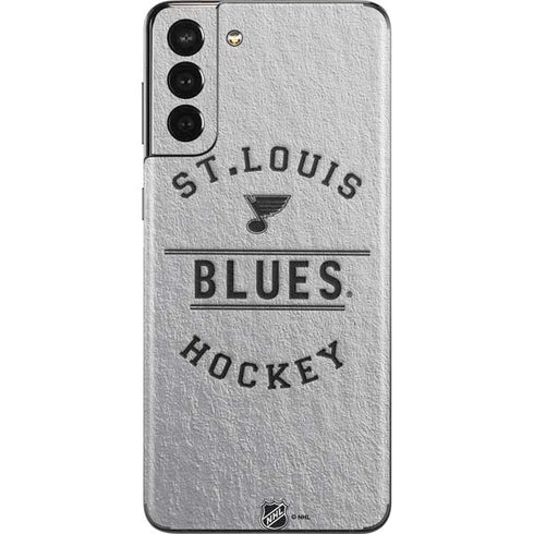 NHL St. Louis Blues Black Text Galaxy S21 Plus 5G Skin
