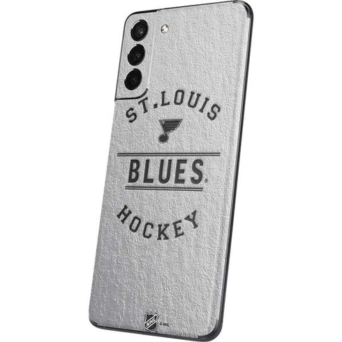 NHL St. Louis Blues Black Text Galaxy S21 Plus 5G Skin