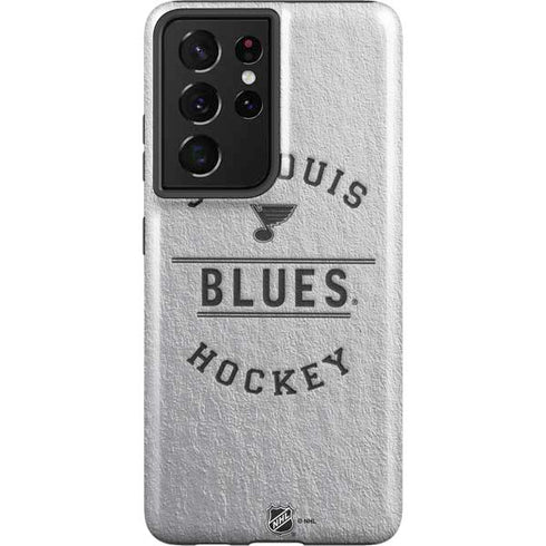 NHL St. Louis Blues Black Text Galaxy S21 Ultra 5G Pro Case