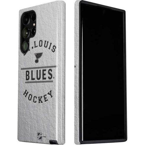NHL St. Louis Blues Black Text Galaxy S22 Ultra Pro Case