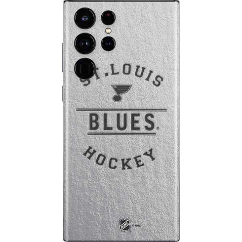 NHL St. Louis Blues Black Text Galaxy S22 Ultra Skin