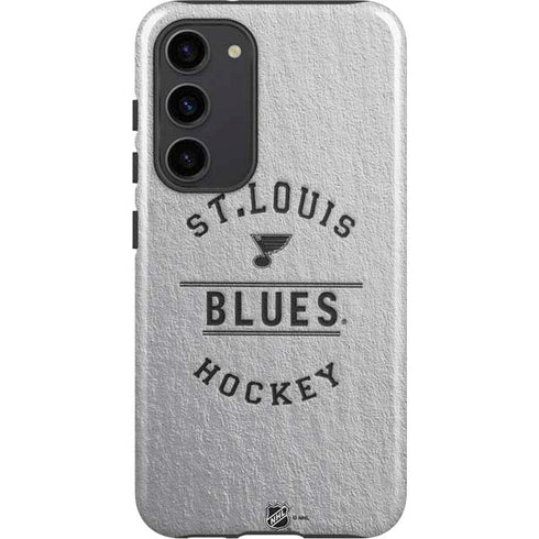 NHL St. Louis Blues Black Text Galaxy S23 Plus Pro Case