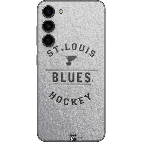 NHL St. Louis Blues Black Text Galaxy S23 Plus Skin