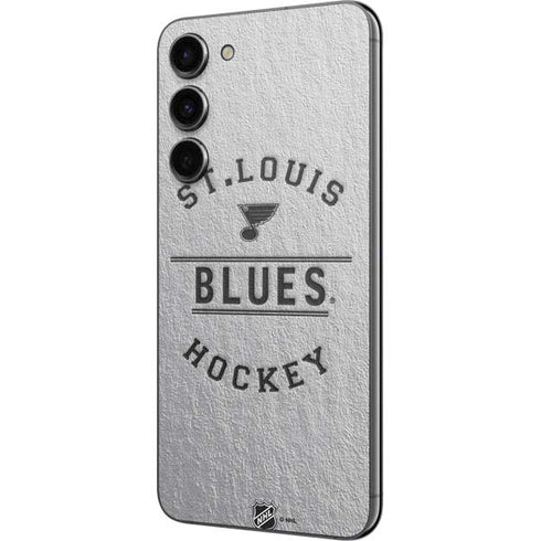 NHL St. Louis Blues Black Text Galaxy S23 Plus Skin