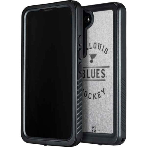 NHL St. Louis Blues Black Text Galaxy S23 Plus Waterproof Case